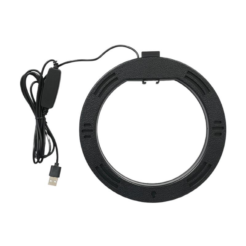 Ánh sáng lấp đầy thuận lợi nhất Vòng đèn led ba màu 8 inch di động máy ảnh cầm tay làm đẹp chụp ảnh trực tiếp điện thoại di động lấp đầy ánh sáng