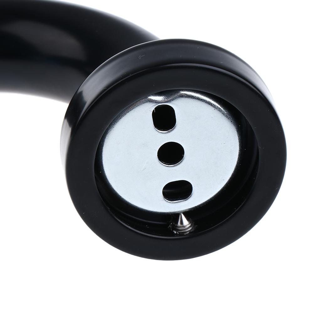 Durable Alumimum Towel Rail Safety Shower Bath Grab Bar Handle Black 30CM