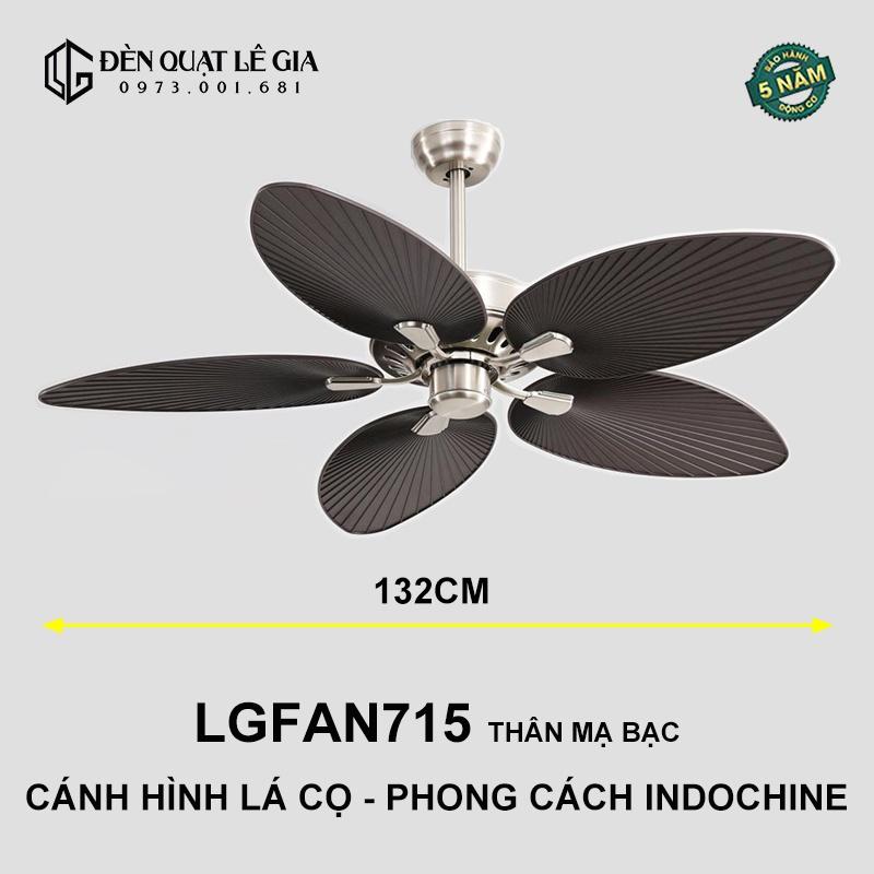 Quạt Trần Phong Cách Đông Dương LGFAN715 | Quạt Trần Cho Khách Sạn