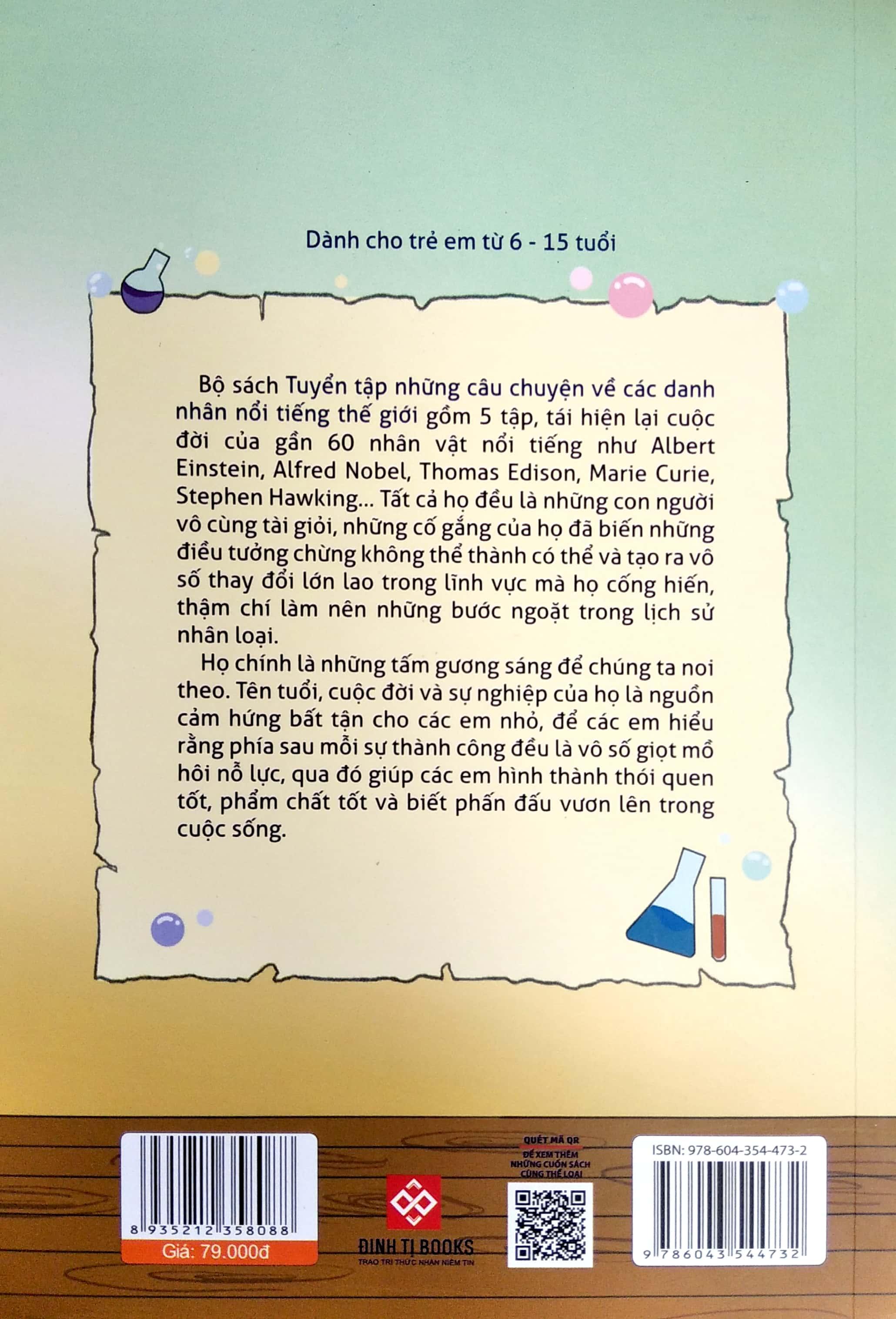 Tuyển Tập Những Câu Chuyện Về Các Danh Nhân Nổi Tiếng Trên Thế Giới - Những Tấm Gương Bền Bỉ, Quyết Tâm