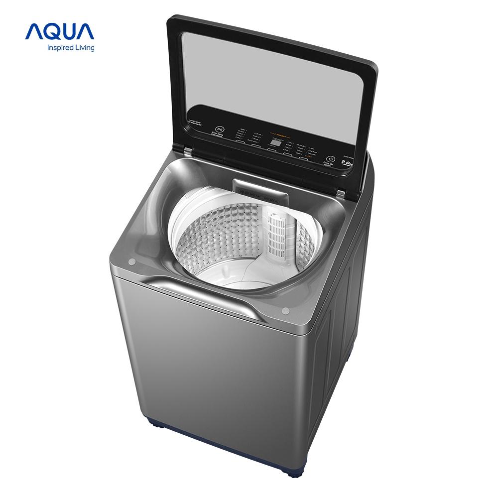 Máy giặt cửa trên Aqua 9kg AQW-FR90GT.S - Hàng chính hãng - Chỉ giao HCM, Hà Nội, Đà Nẵng, Hải Phòng, Bình Dương, Đồng Nai, Cần Thơ