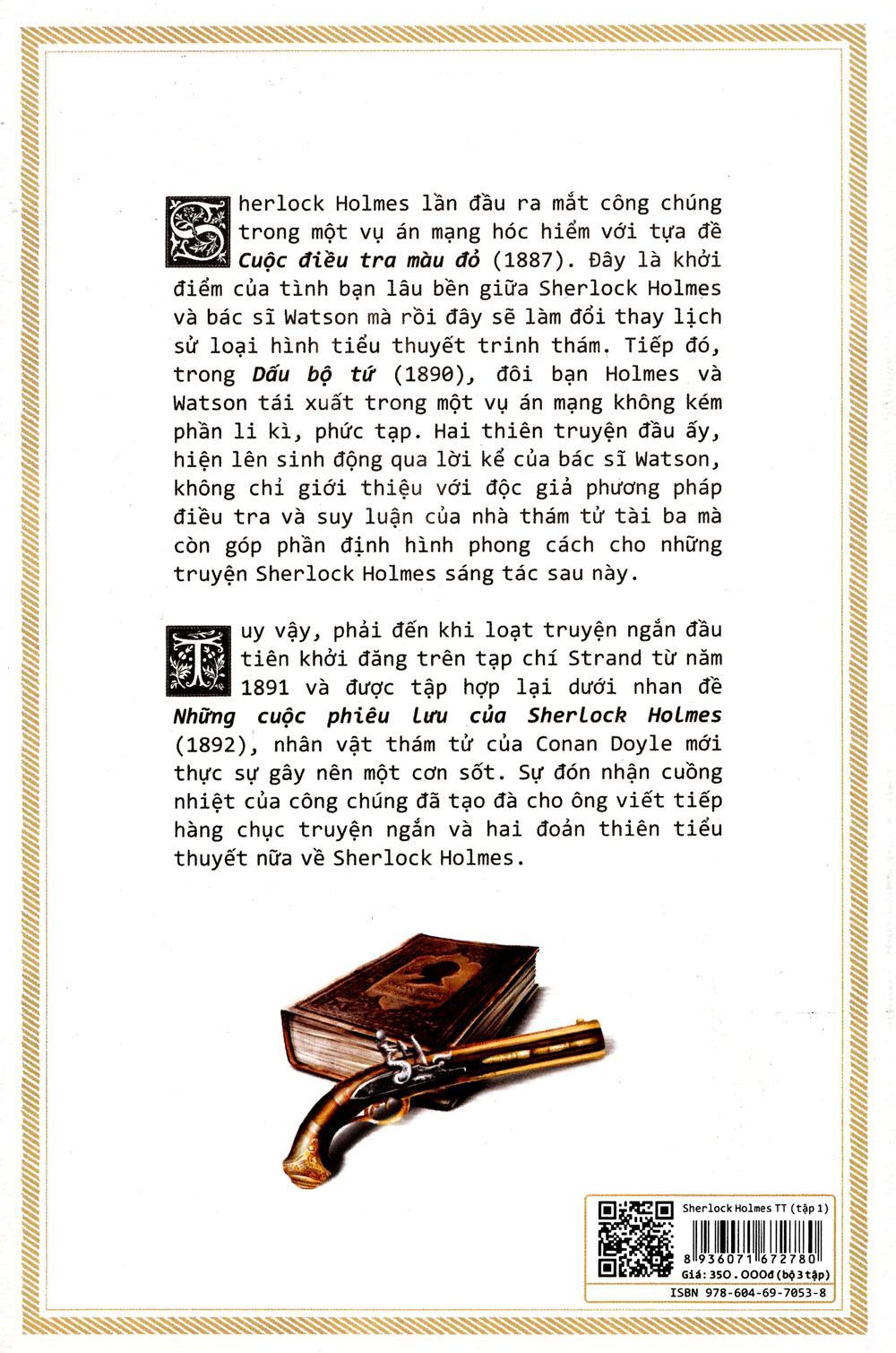 Sherlock Holmes Toàn Tập (Bộ Hộp 3 Tập - Bìa Mềm)