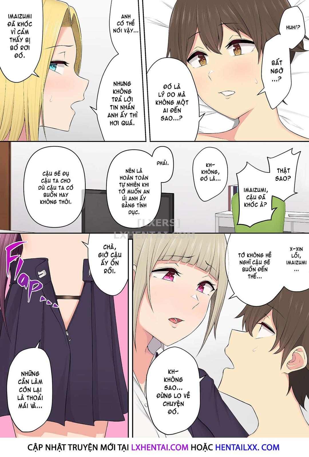 imaizumi đưa cả bầy gyaru về nhà mình chapter 3 52