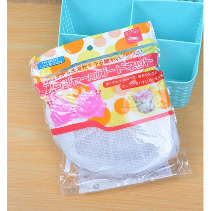 Túi lưới tròn bảo vệ đồ lót khi giặt máy kích thước 16*17cm