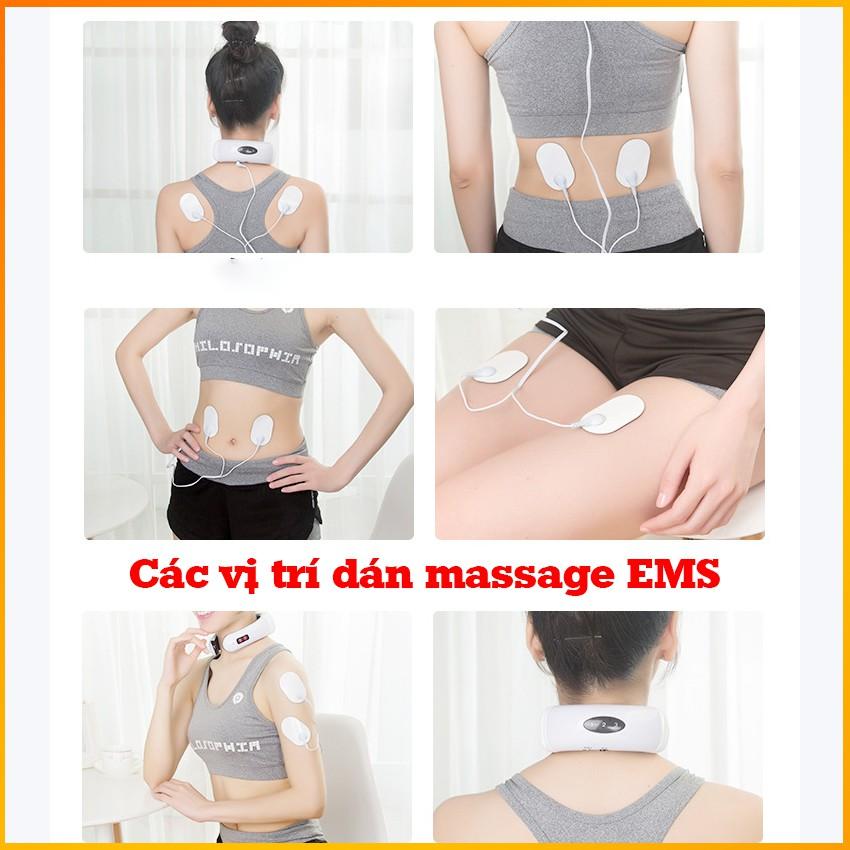 Máy massage cổ - Máy massage cầm tay - Có chức năng matxa EMS thư giãn cơ thể
