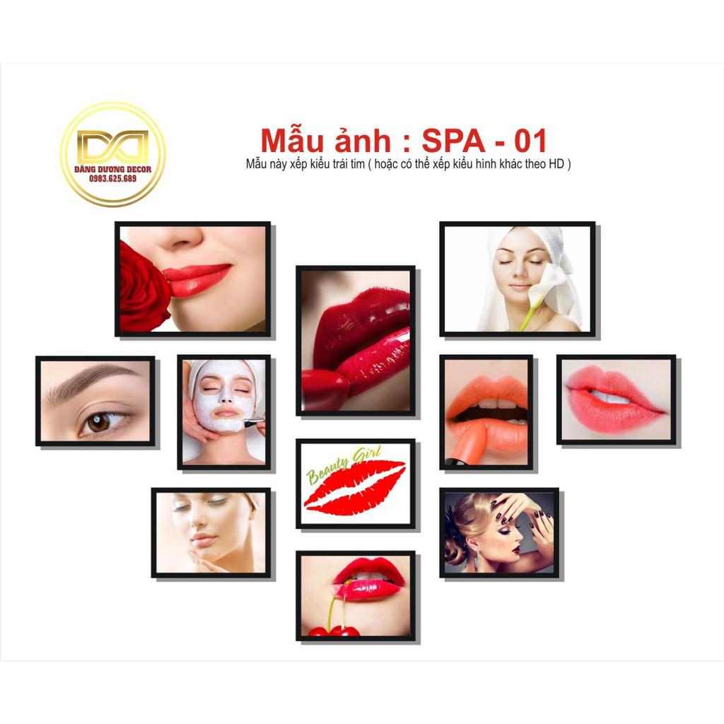 Bộ tranh trang trí Nail - Spa - Thẩm mỹ - Mẫu đa dạng - Dễ lắp đặt - Sang chảnh.