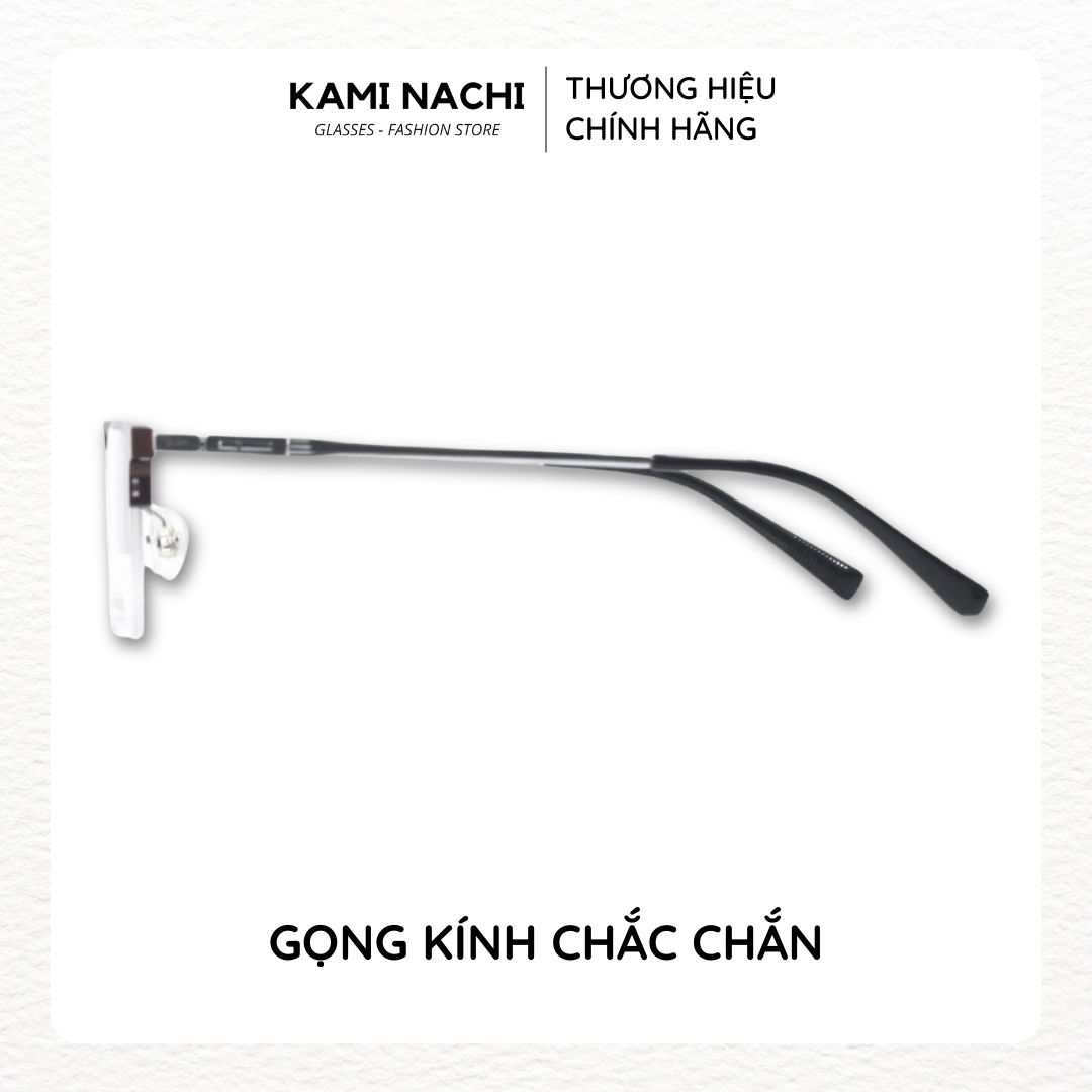 Gọng kính The Business Man phiên bản Super Alpha chất liệu Aluminum KAMI NACHI mã 28529