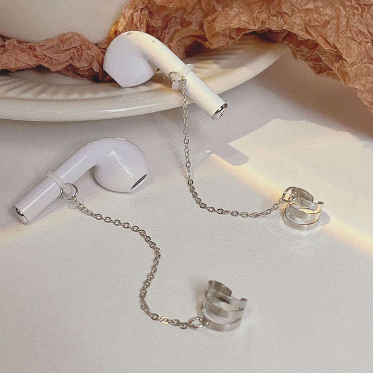 Bông tai khuyên tai đeo tai nghe airpod phụ kiện giới trẻ đa năng đa phong cách tiện dụng