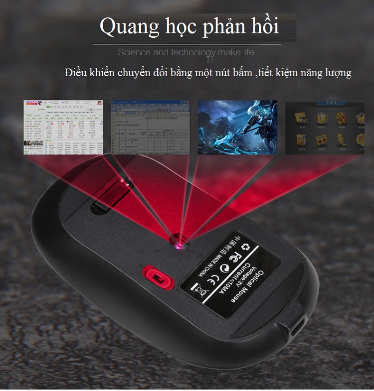 Combo chuột + lót cao cấp k1