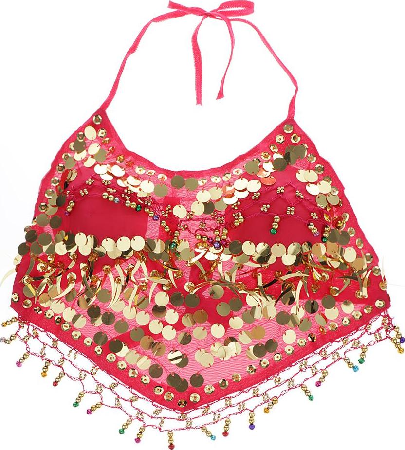 Trang Phục Belly Dance Bra Halter Top Trang Phục Biểu Diễn Sequin