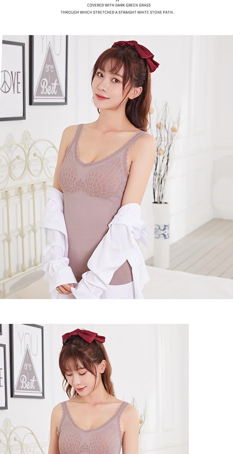 Seamless Tops For Women Lingerie Padded Vest Women Underwear Lace Bra Solid Sexy Bralette Push Up Bras Comfortable Wireless