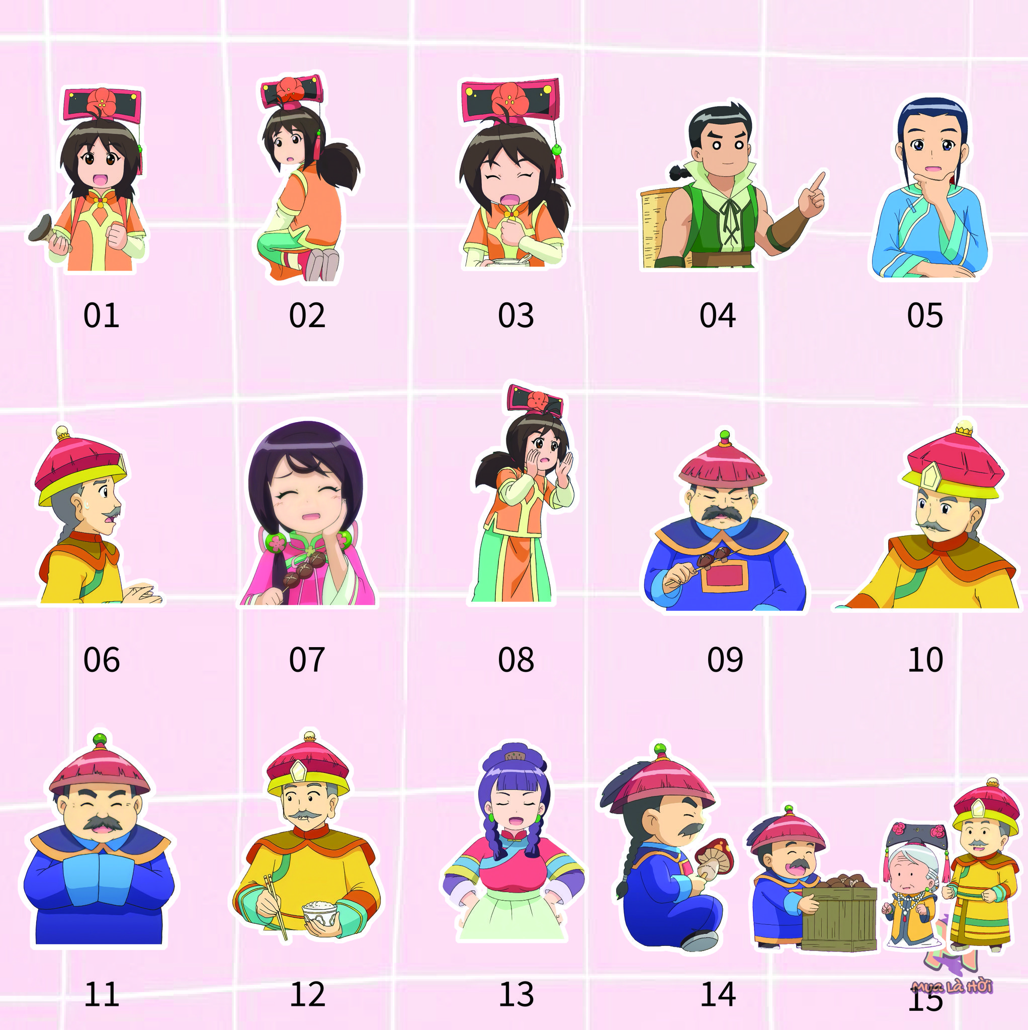 Miếng dán Stickers chủ đề Công chúa Ori