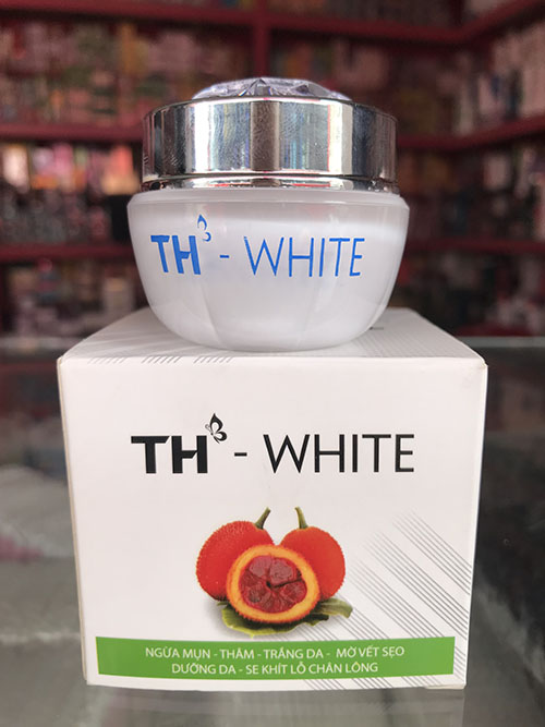 Kem mụn - thâm - trắng da - mờ vết sẹo - se khít lỗ chân lông TH-White 12g