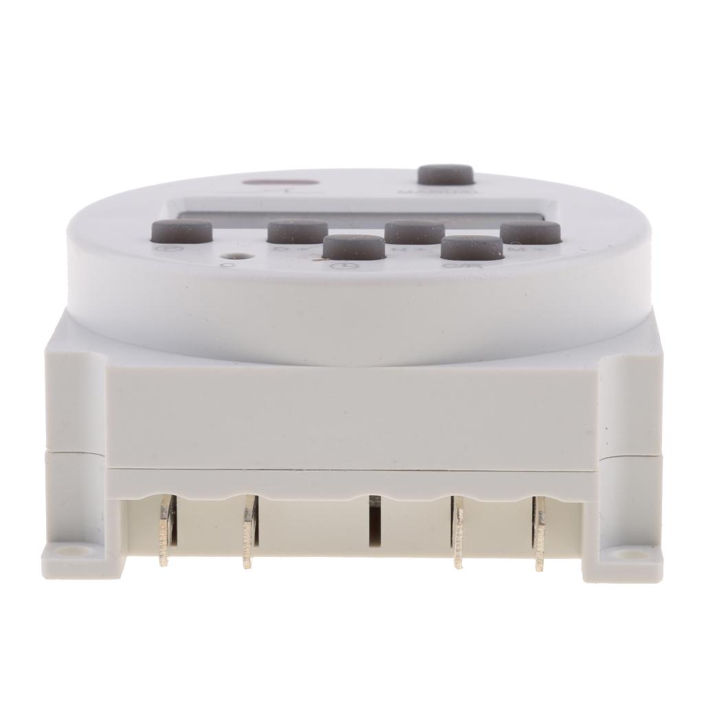 Liquid Crystal Display Digital Programmable Power Timer Switch Relay DC 12V