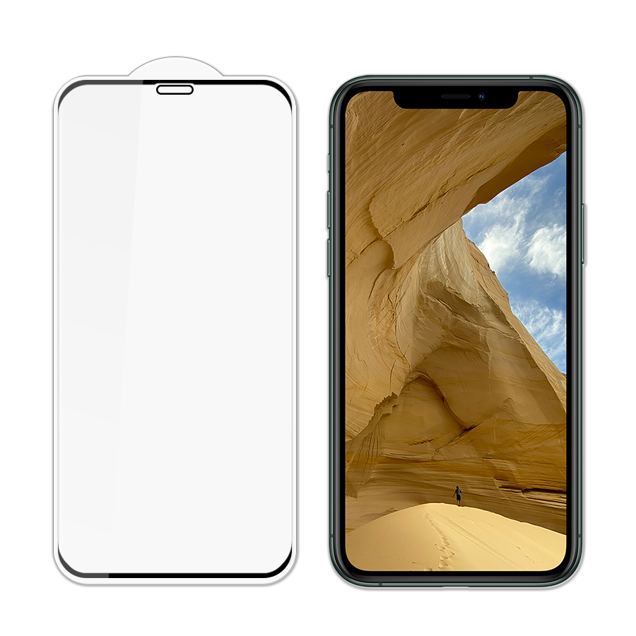 Miếng Dán Kính Cường Lực Không Viền Dành Cho iPhone 11 / 11 Pro / 11 Pro Max - Hàng Chính Hãng - iPhone 11