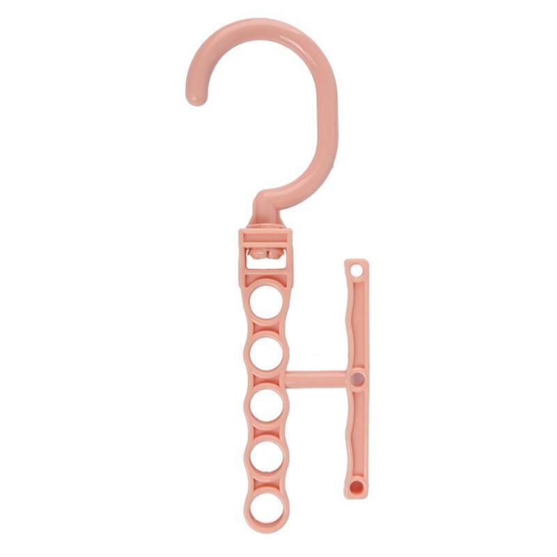 Rotating Five-hole Clothes Rack Clothes Hanger Organizer Fixed Holder Storage Racks Buckle Hanger Anti-Slip Home Closet Organize