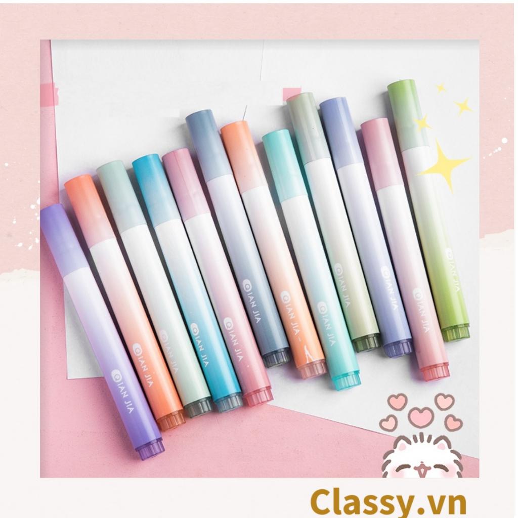 Hộp 4 bút highlight, Classy bút dạ quang, bút đánh dấu màu Gradient tiện lợi PK1536