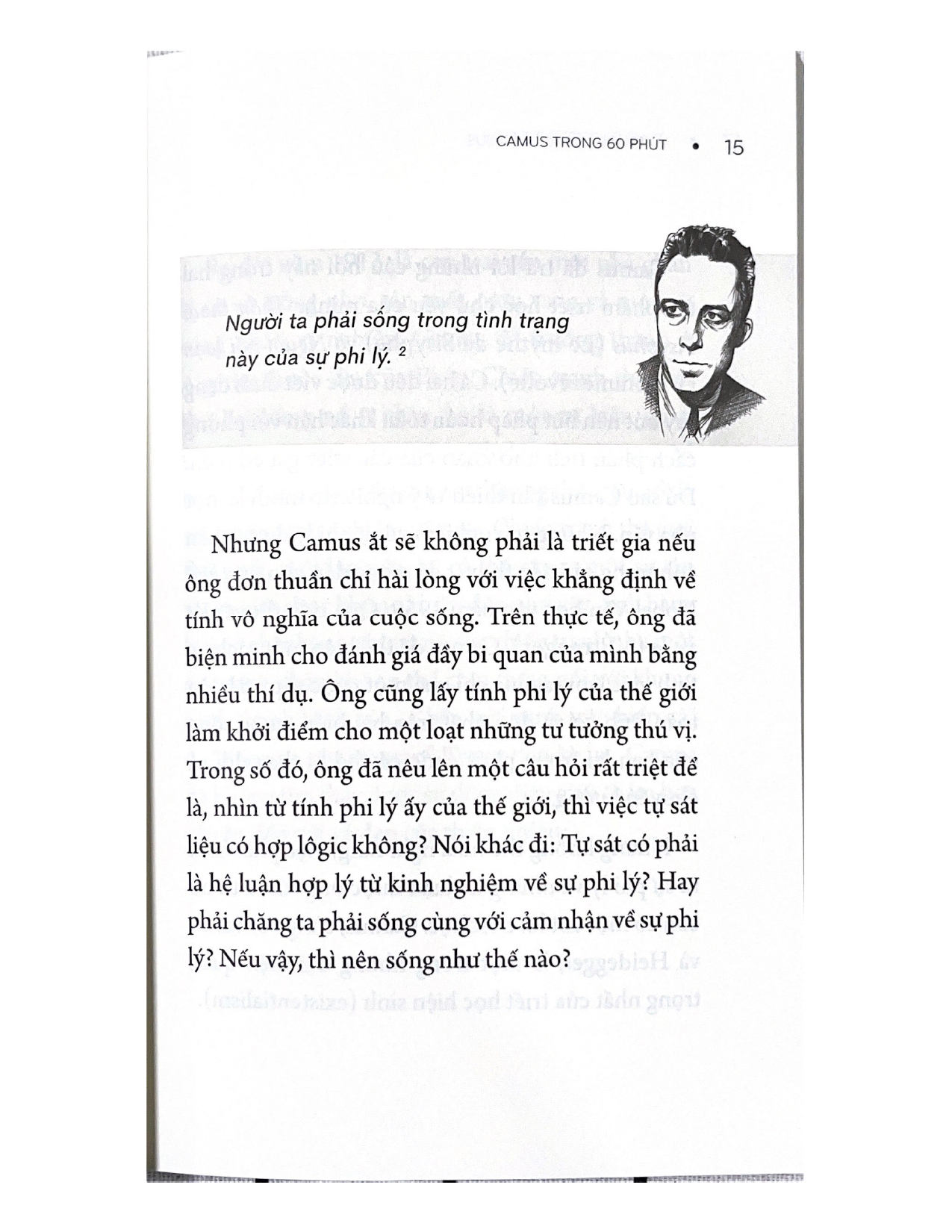 Những Nhà Tư Tưởng Lớn - Camus Trong 60 Phút - Vanlangbooks