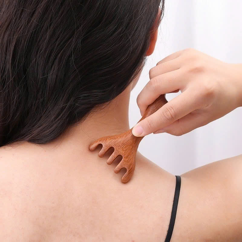 Dụng Cụ day ấn Huyệt Mát xa toàn thân bằng gỗ Đàn Hương Chăm sóc sức khỏe DỤNG CỤ MASSAGE KHÁC