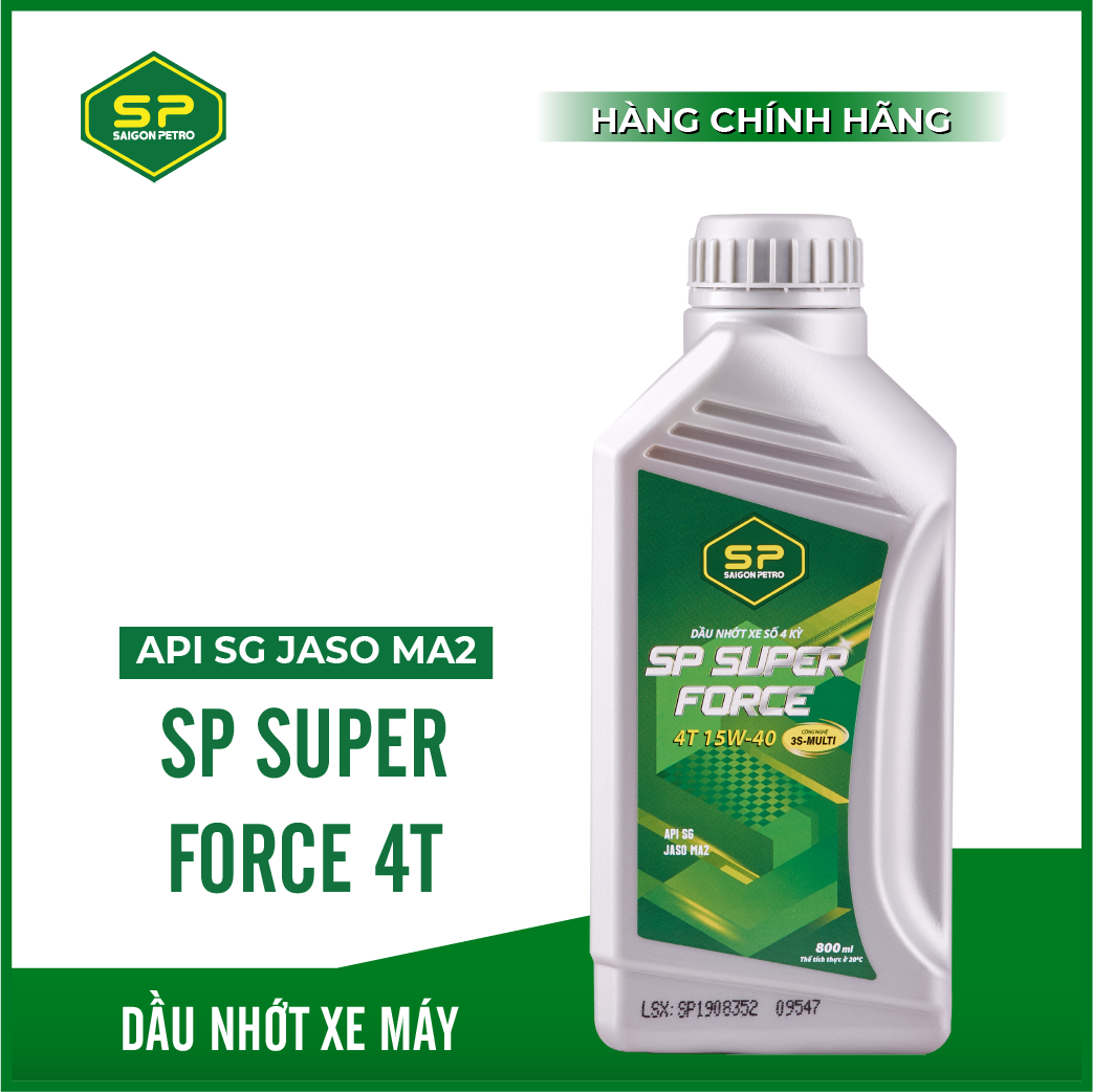 Dầu nhớt dành cho xe số SAIGON PETRO - SP Super Force 4T- 15W40