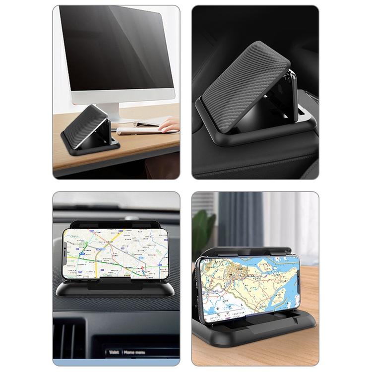 Giá đỡ điện thoại/ GPS bằng silicon chống trượt kèm giác hút tùy chỉnh tiện dụng cho xe hơi