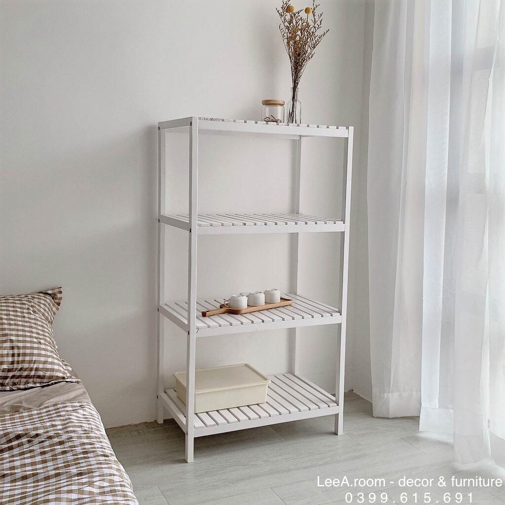 Kệ Lò Vi Sóng Cao Cấp 4 Tầng - OvenRacks - Màu Trắng