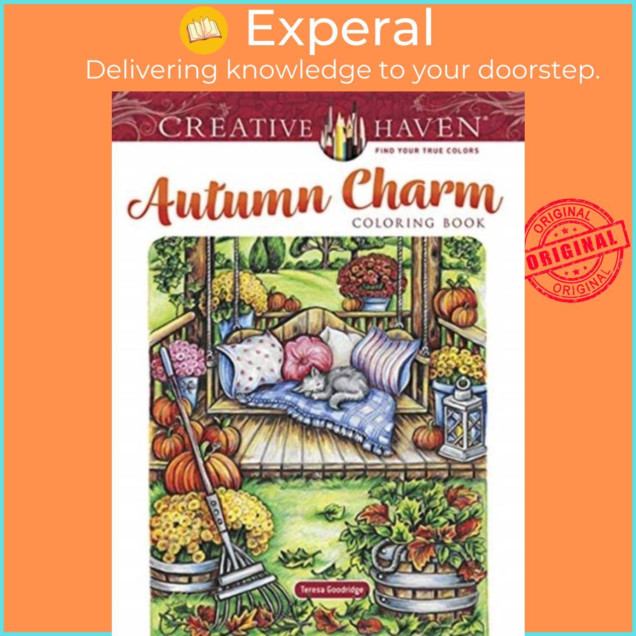 Sách - Creative Haven Autumn Charm Coloring Book by Teresa Goodridge (UK edition, paperback)