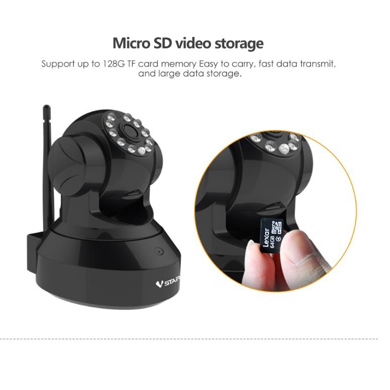 Camera wifi ip C7837 Vstarcam HD720 (màu đen+trắng