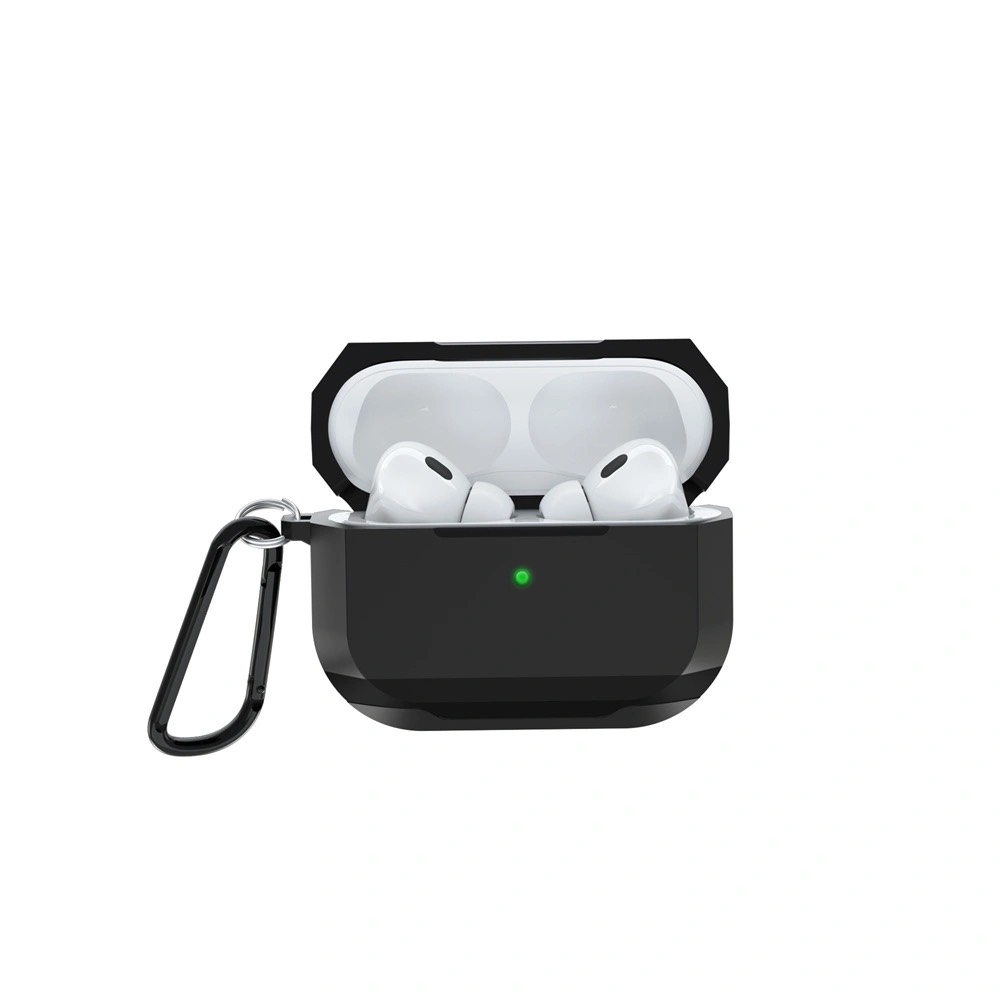 Hộp đựng tai nghe chống sốc Wiwu Defender Watch Case cho Airpods Pro có khóa chống rơi, chống mất, bảo vệ an toàn 360 độ - Hàng chính hãng