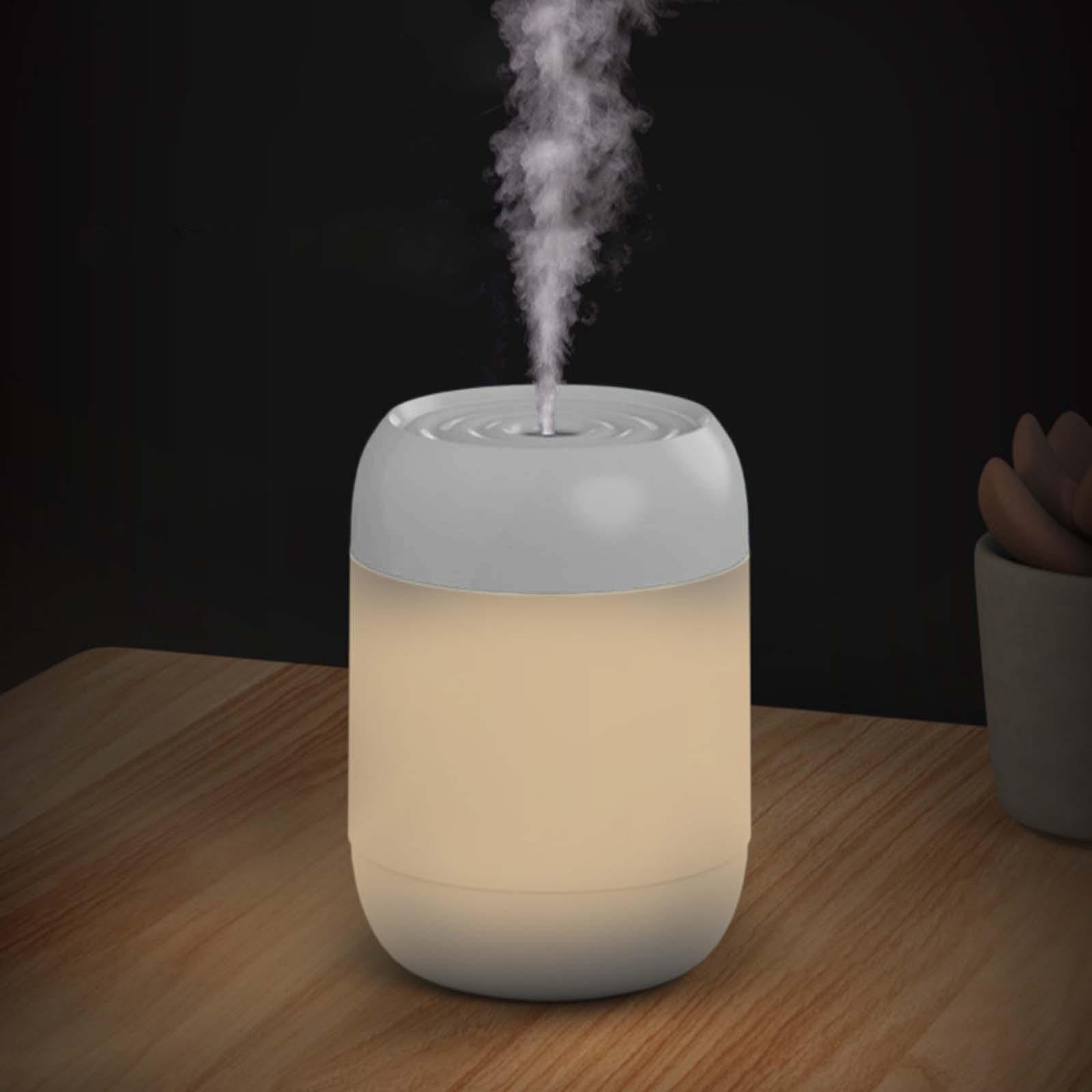 Cool Mist Humidifier with Night Light, 220ml USB Humidifier for Bedroom, Home, Office, Baby Room