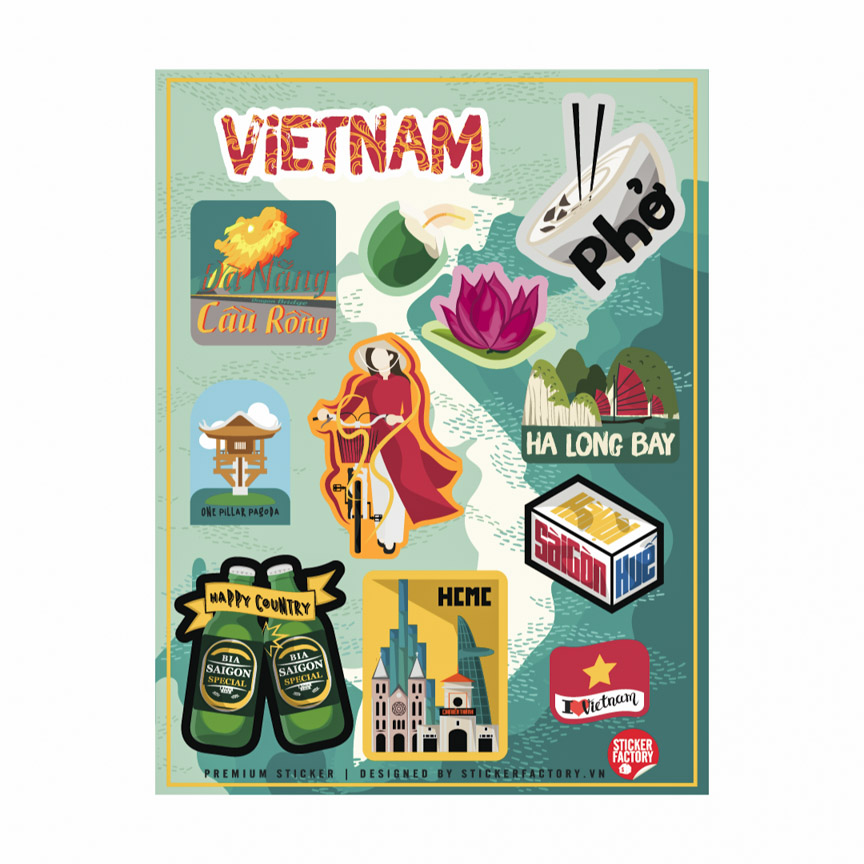 Hình dán cao cấp - Premium Sticker - Việt Nam