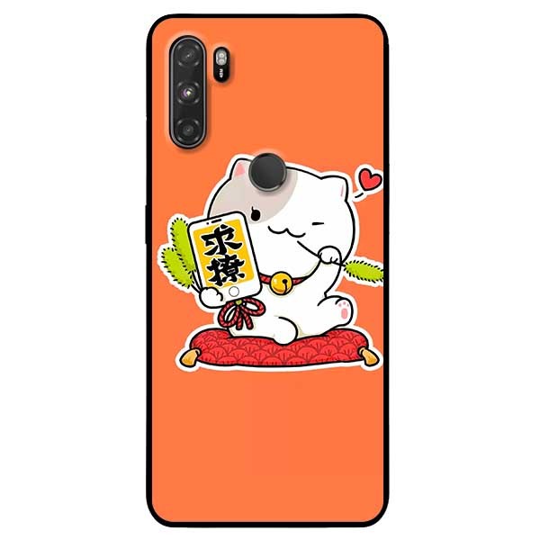 Ốp lưng dành cho Vsmart Active 3 mẫu Mèo Vui Vẻ