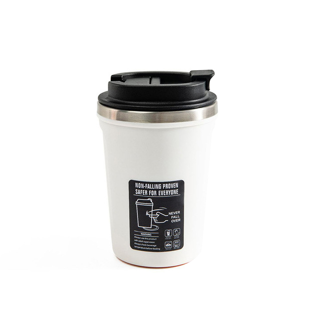 Bình Giữ Nhiệt Trà Cà Phê Chống Đổ Thông Minh Cleacco Chất Liệu Inox 304 Kiểu Dáng Năng Động (380 ml) Boro Sport