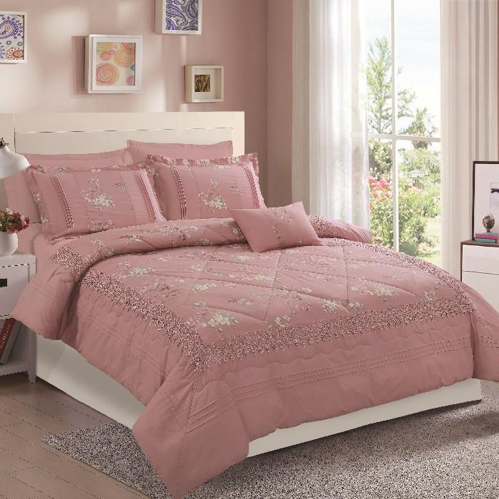 Bộ chăn ga gối satin Novelle Sylvan 1M6/1M8/2M2