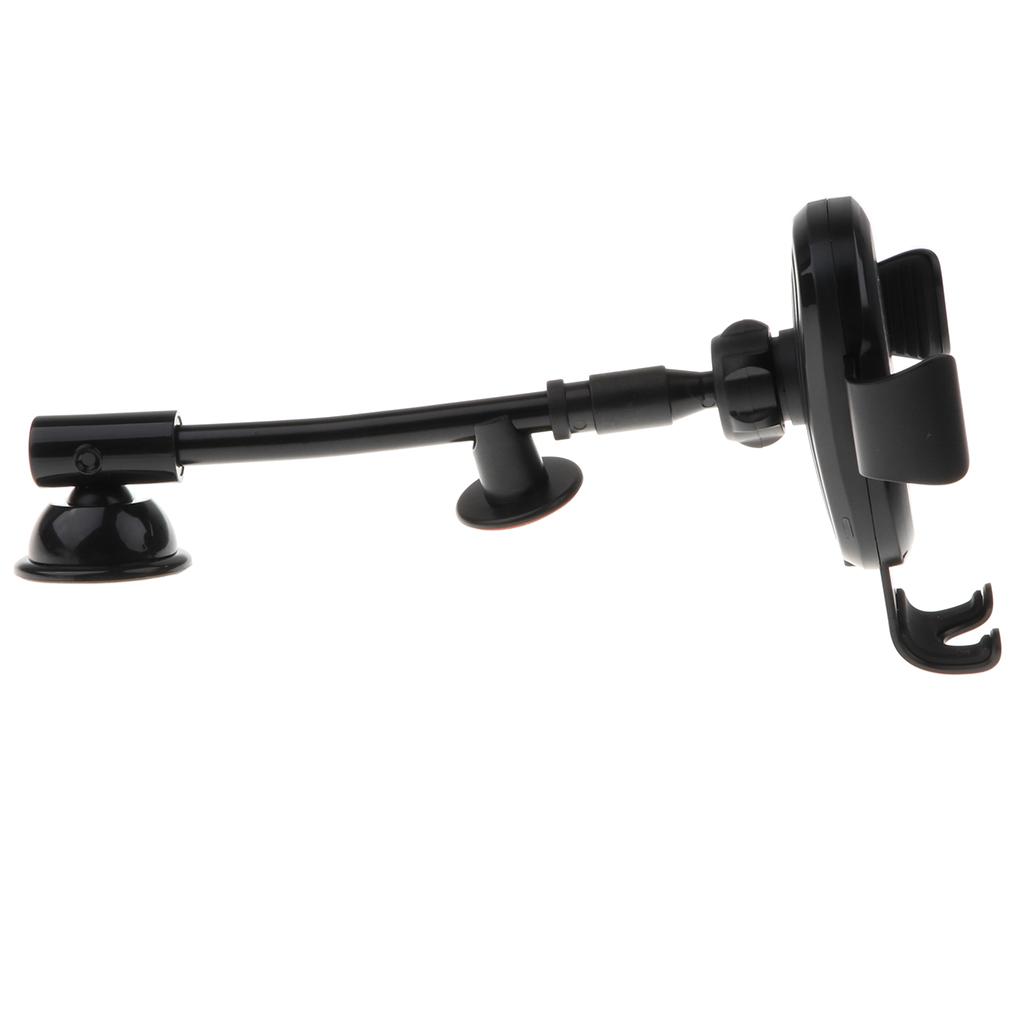 Wireless Charger Gravity Car Mount Holder for 4.0 - 6.5'' Smartphone Black