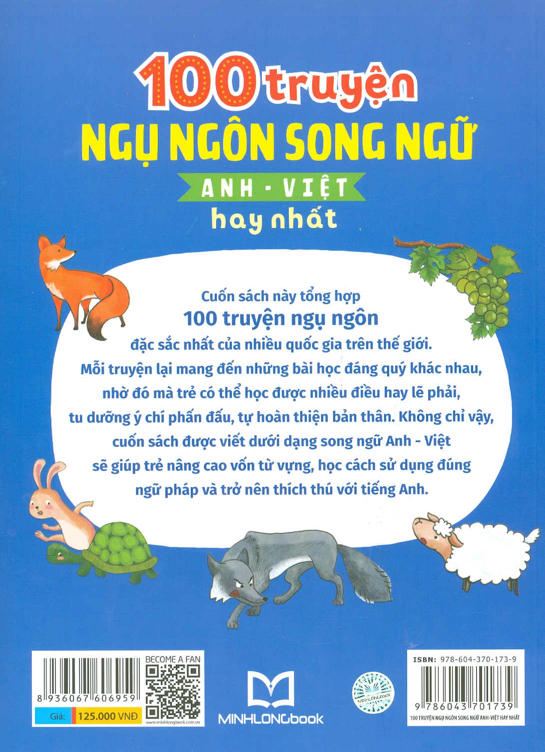 100 TRUYỆN NGỤ NGÔN SONG NGỮ ANH - VIỆT HAY NHẤT