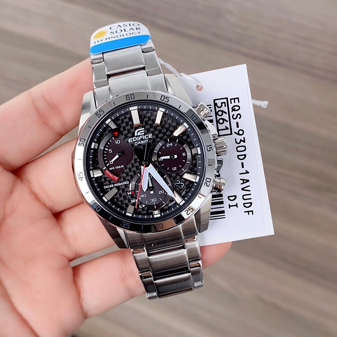 Đồng Hồ Nam Dây Nhựa Casio Edifice EQS-930D-1AVUDF Chính Hãng - EQS-930D-1A