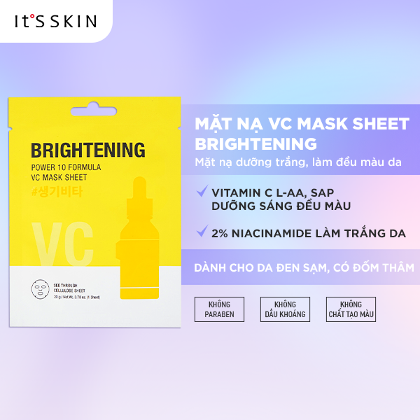 It's Skin Mặt nạ Power 10 Formula VC Mask Sheet Brightening