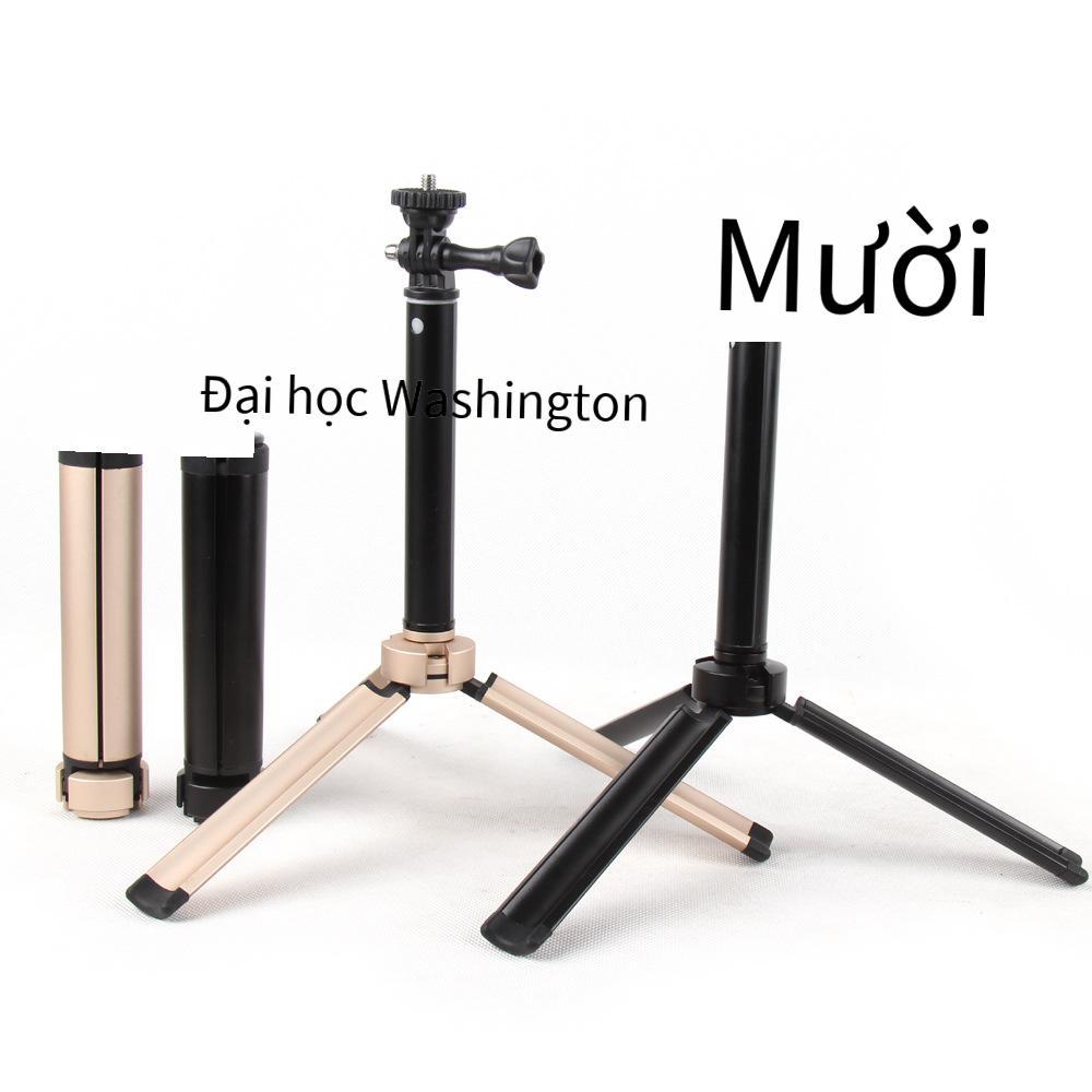 Giá thấp nhất Quảng Đông làm bằng kim loại chất lượng cao gimbal chân máy gấp selfie stick live rung giá đỡ điện thoại di động
