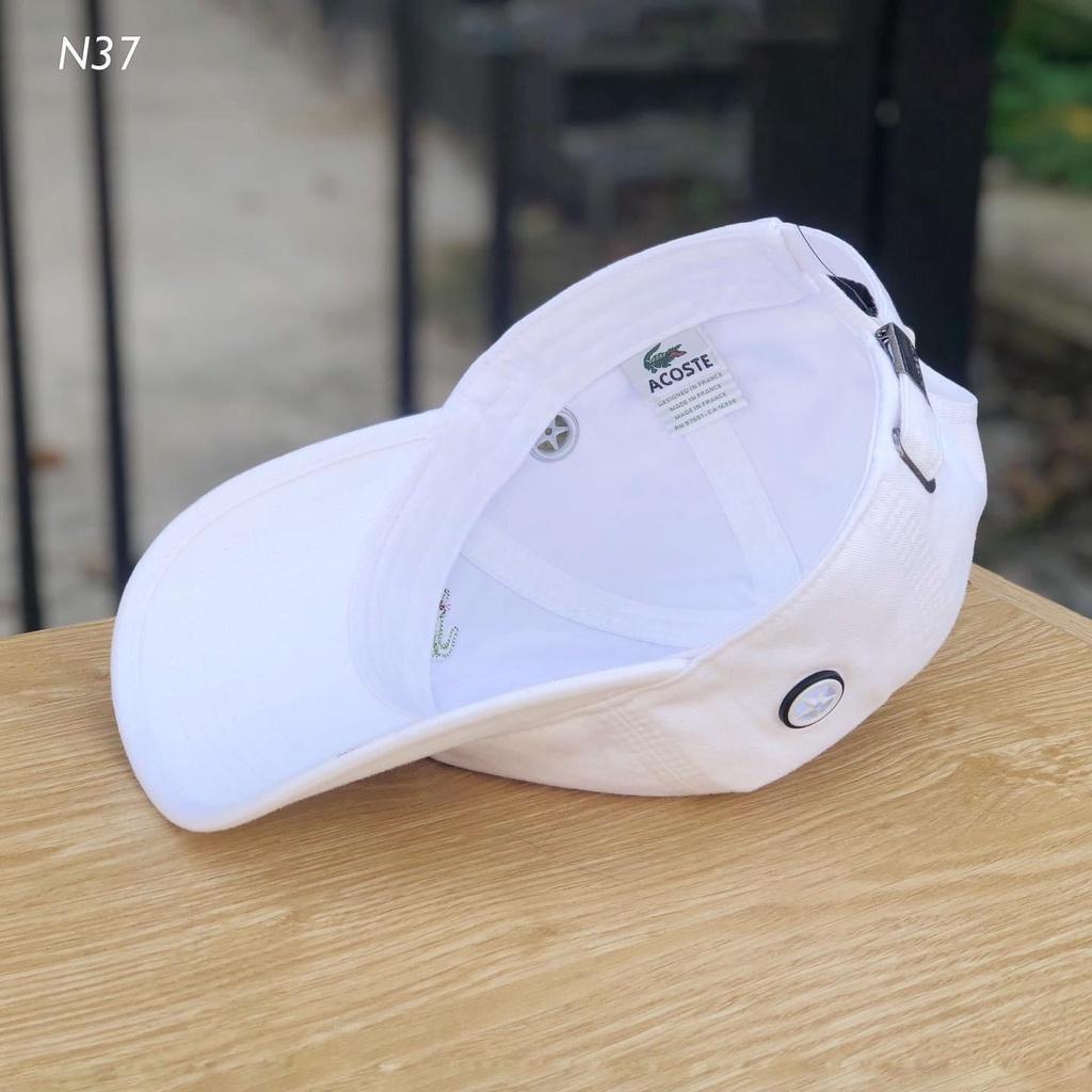 Mũ lưỡi trai Nón kết Nam Nữ Unisex Thêu Logo Cá Sấu Vải Kaki Cotton Thiết Kế Thời TrangFreesizeMonoshop