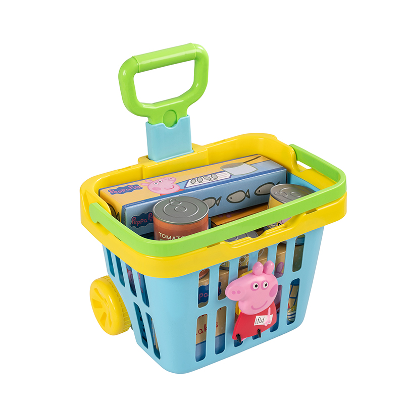 Đồ Chơi PEPPA PIG Giỏ Kéo Siêu Thị Đa Năng Có Bánh Xe Của Peppa Pig 1684639INF22