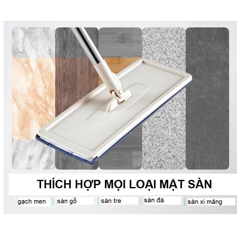 Cây lau nhà thay thế 12x32x120 Cây lau nhà tự vắt lẻ - không kèm thùng