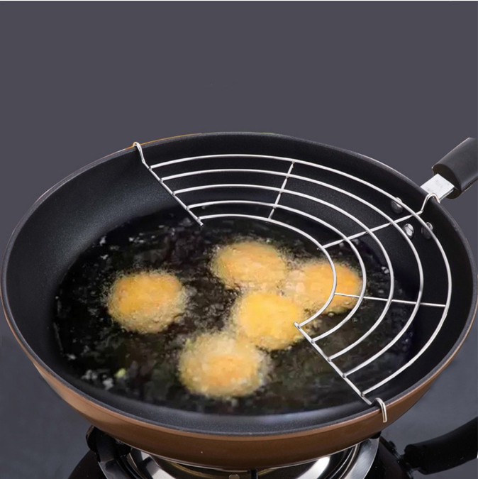 Vỉ Gác Chảo Chiên Đồ Ăn Cỡ To