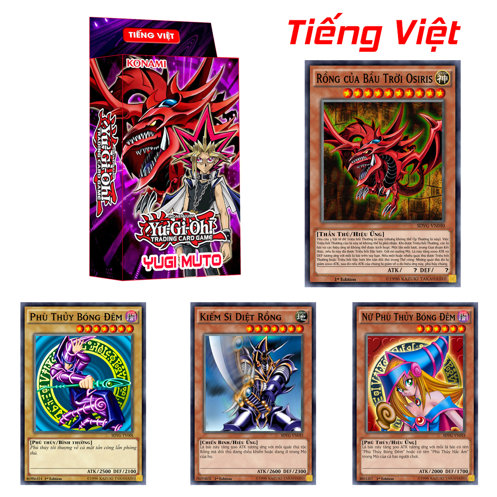 Bộ Bài Yugi Muto inCard giá rẻ - bài Yugioh