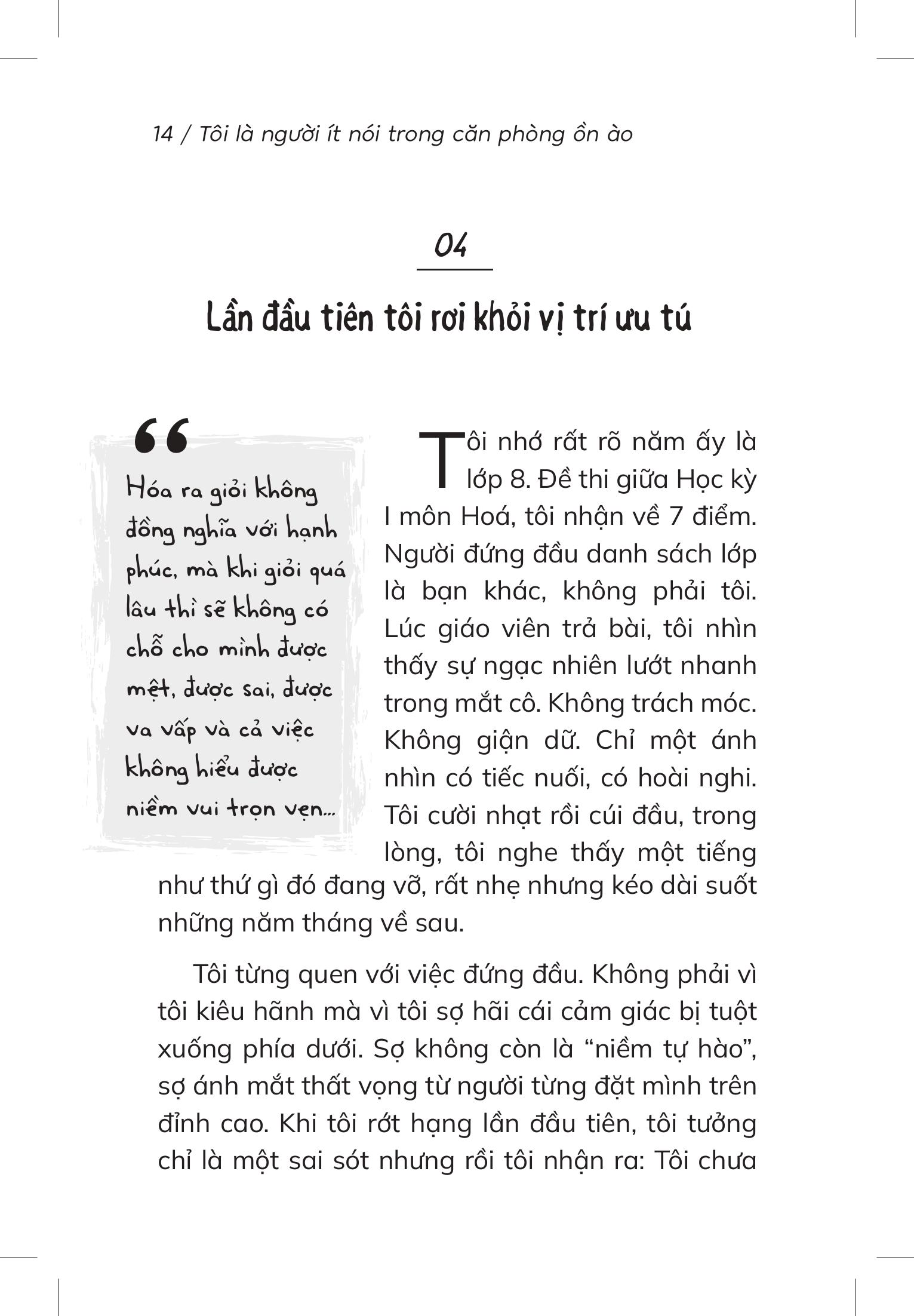 Sách Tôi Là Người Ít Nói Trong Căn Phòng Ồn Ào - Huệ Như Hạm Đạm