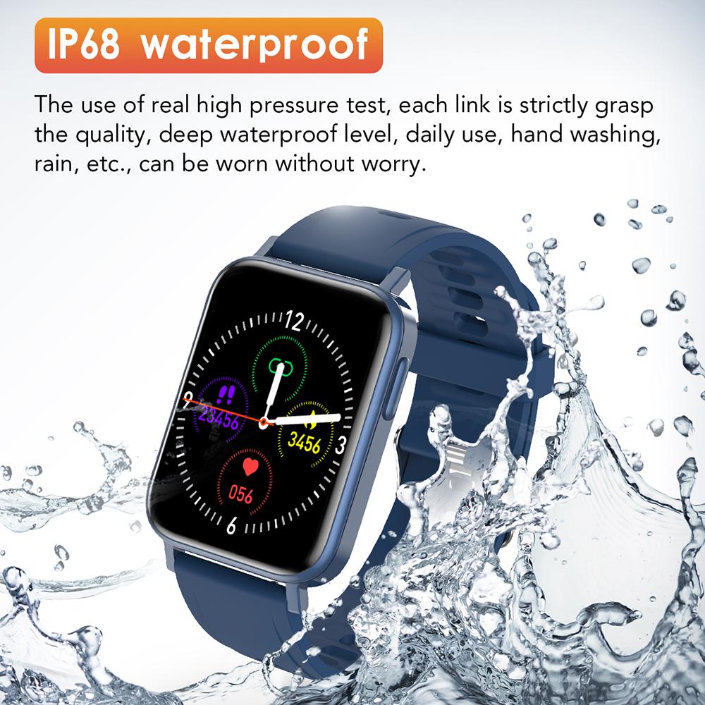 1.65 Inch Screen BT 5.0 Smart Watch Smart Fitness Tracker Activity Tracker Watch IP68 Waterproof Smart Bracelet