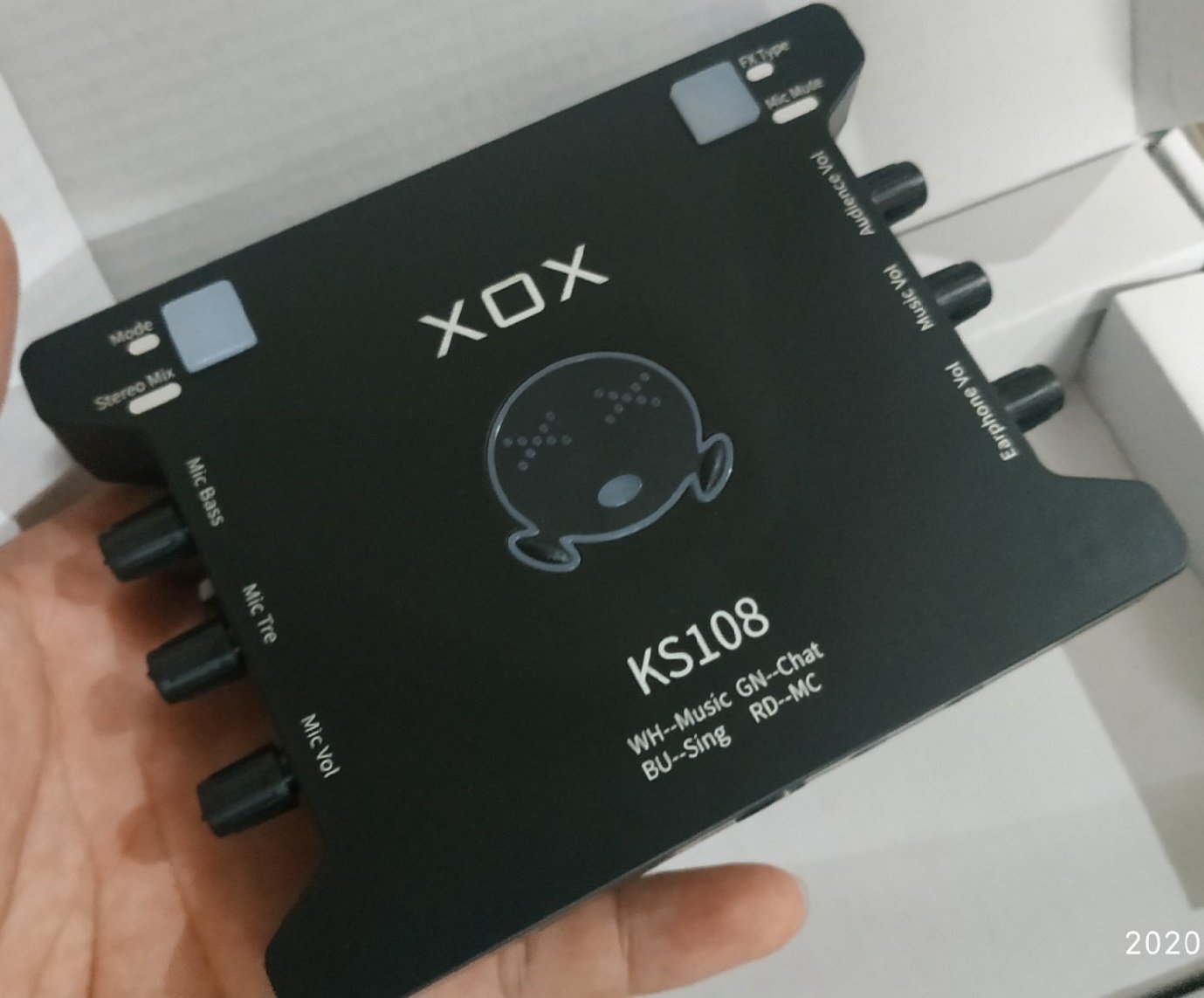 SOUND CARD THU ÂM LIVE STREAM K9 KẾT NỐI BLUETOOTH ĐẲNG CẤP ( Hàng Chính Hãng)