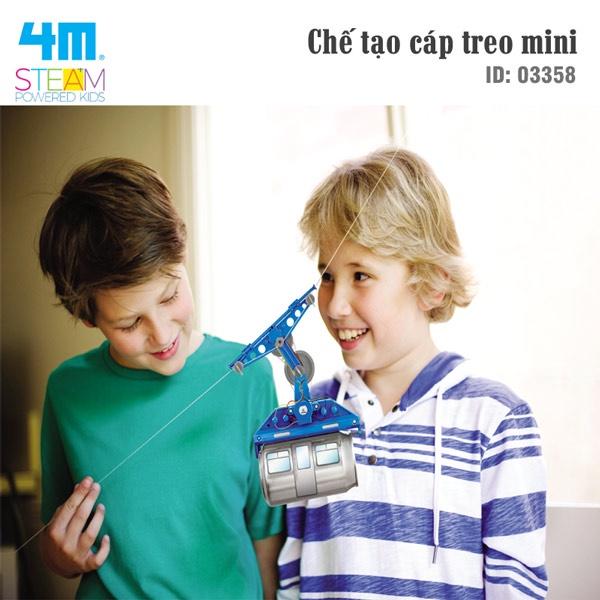 Đồ Chơi Khoa Học Lắp Ráp Cáp Treo Mini – 4M 03358