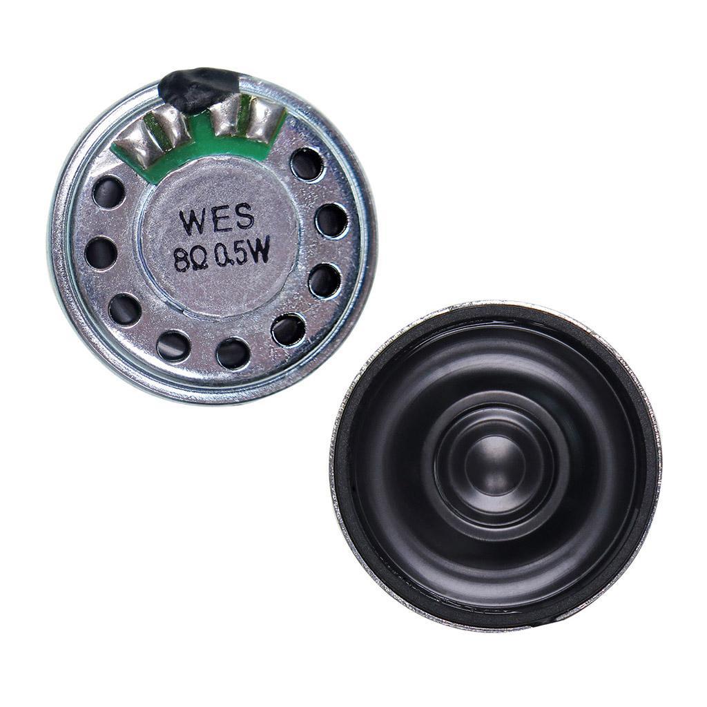 2-8pack 28mm 8 Ohm 0.5W Metal Shell Internal Mini Speakers Magnetic Loudspeaker