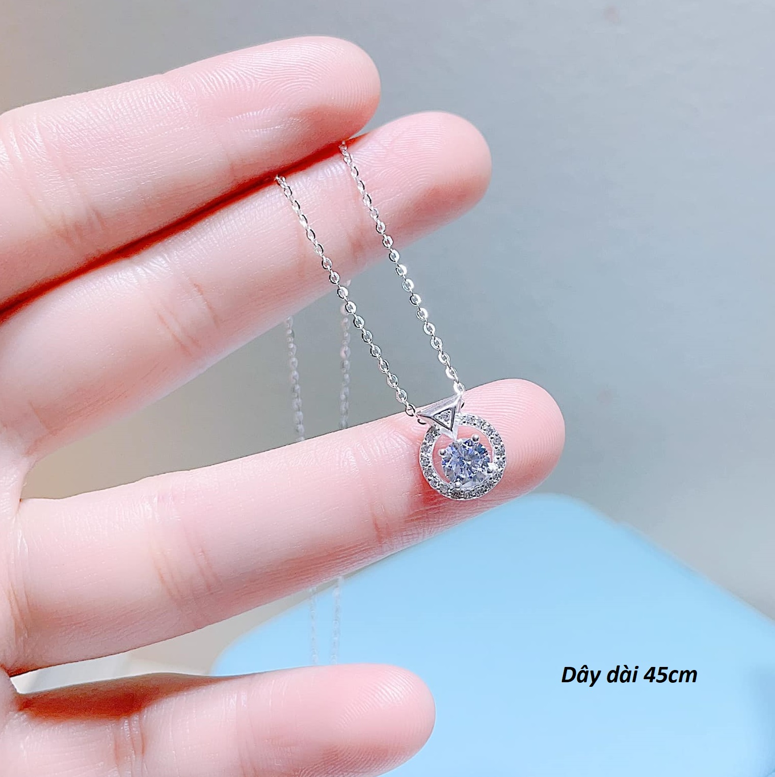 Dây chuyền nữ kèm mặt chất liệu bằng bạc s925 MS085d